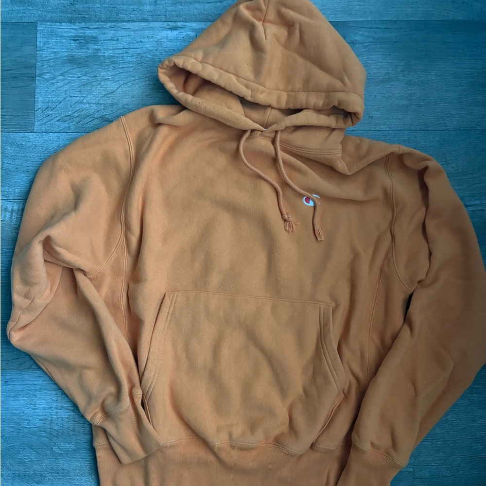 Men's Orange Champion Reverse Weave Sweatshirt
